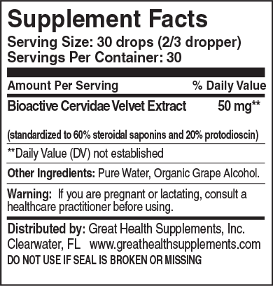 Natural Growth Factors 1500mg Supplement Facts